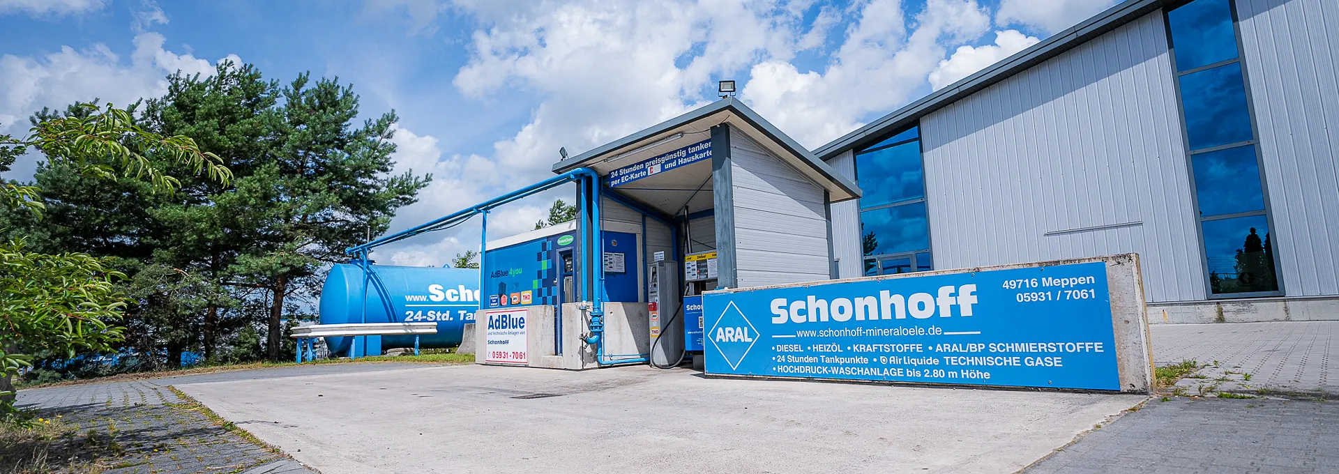 24h Tankpunkt in Hüntel | Schonhoff Mineralölhandel & Tankstellen GmbH